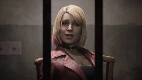 Maria behind bars in Silent Hill 2 remake