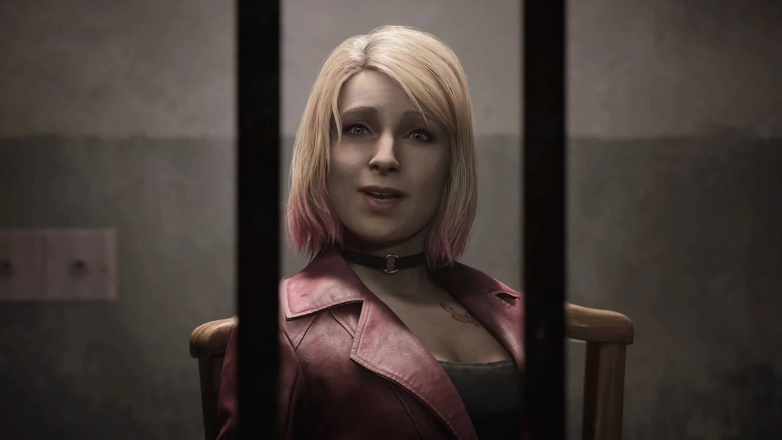 Maria behind bars in Silent Hill 2 remake