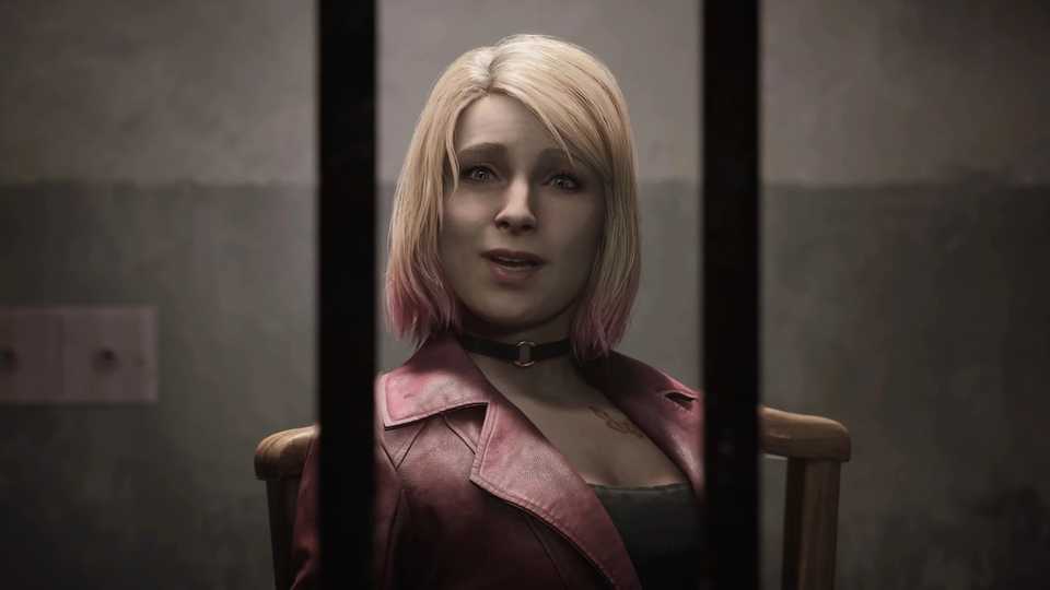 Maria behind bars in Silent Hill 2 remake
