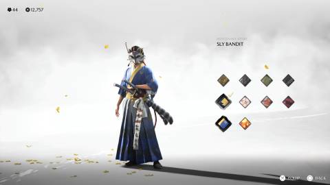 Sly Bandit dye in Ghost of Yotei