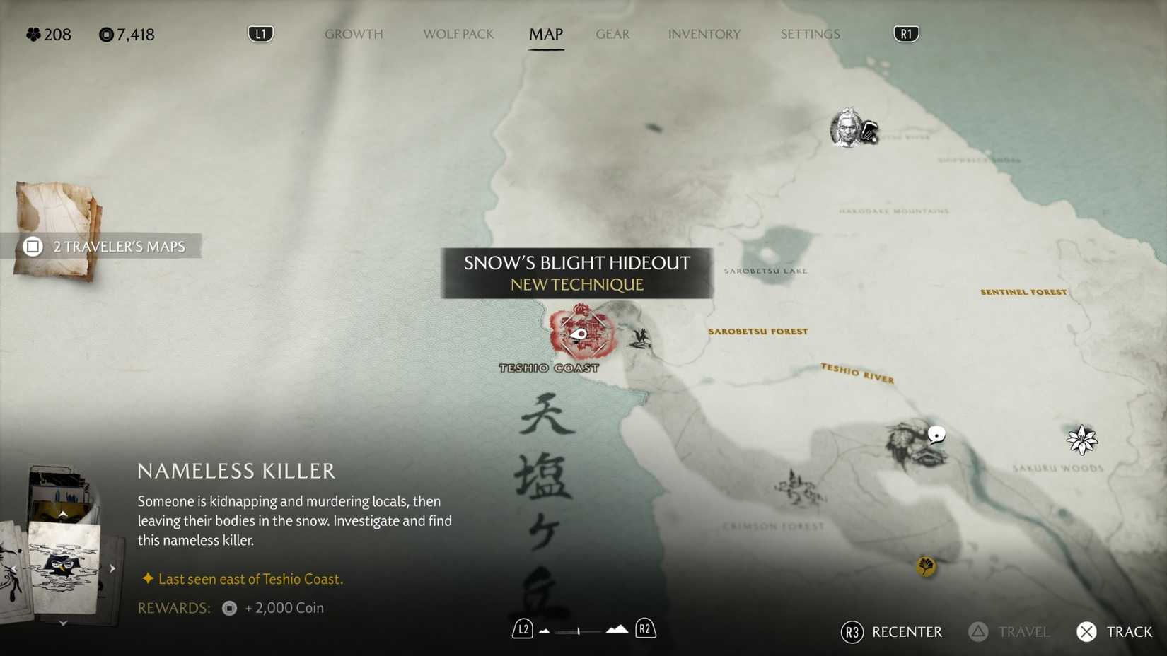 snow's blight hideout location in ghost of yotei