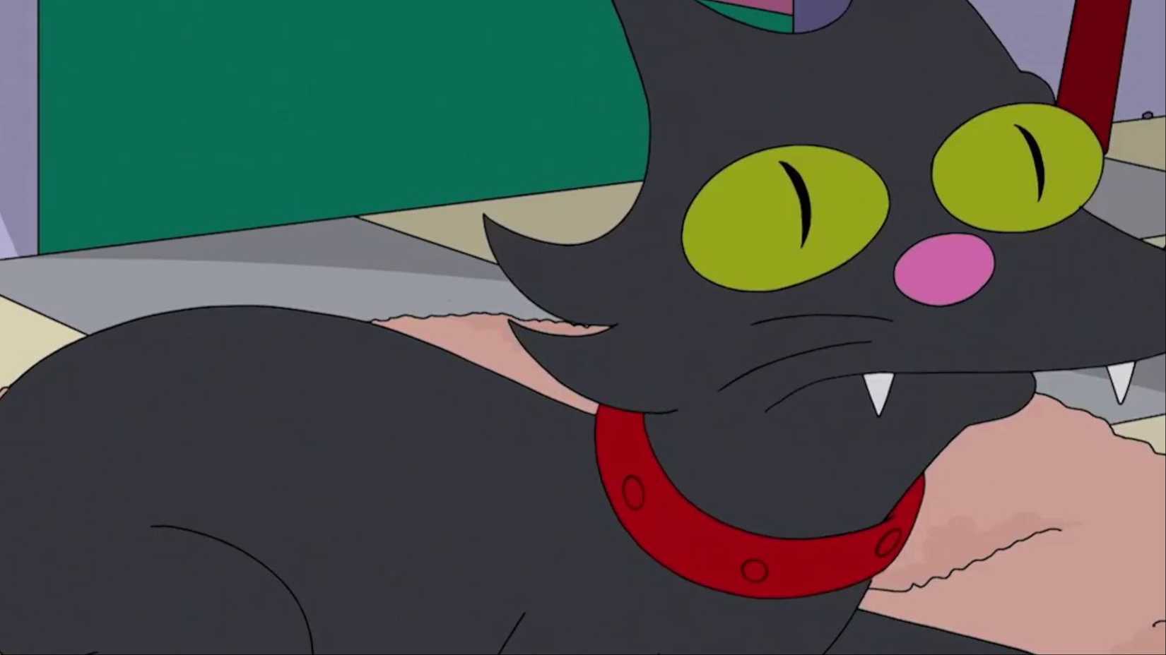 snowball cat simpsons