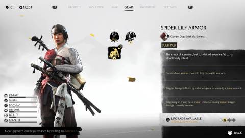 Spider Lily Armor in Ghost of Yotei