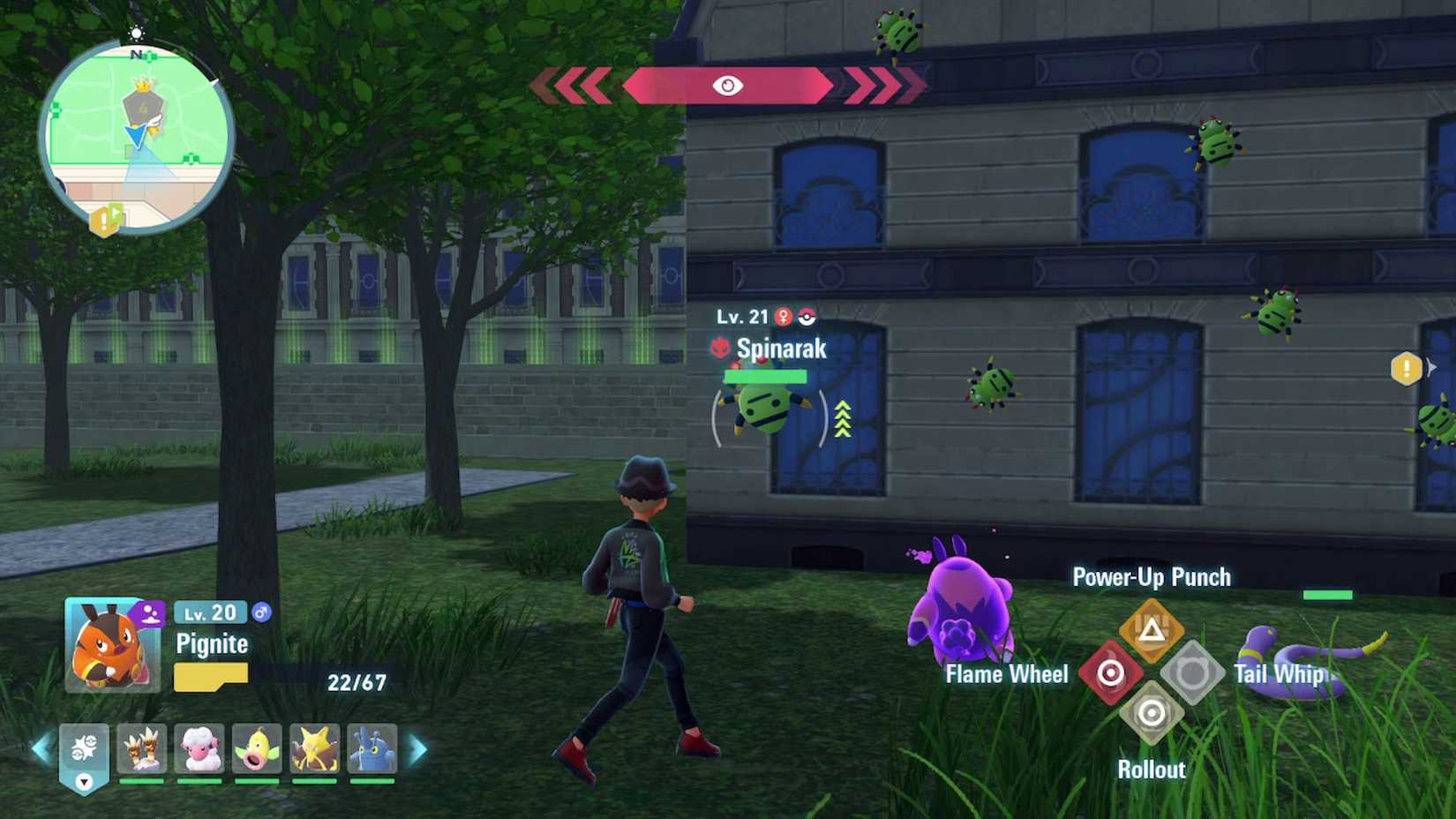 spinarak location in wild zone 4 in pokemon legends za