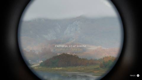 spyglass faithful leap shrine location ghost of yotei