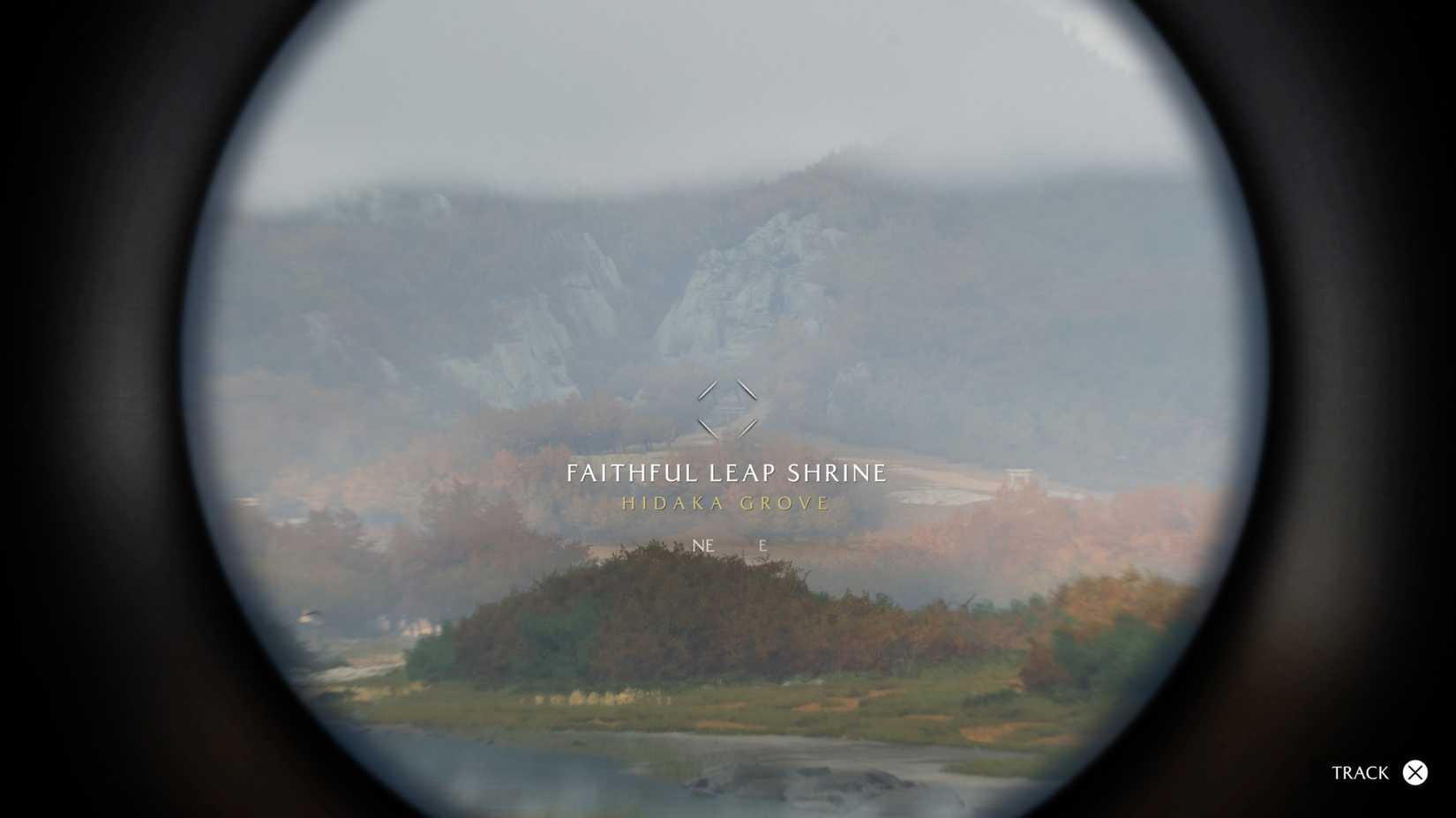 spyglass faithful leap shrine location ghost of yotei