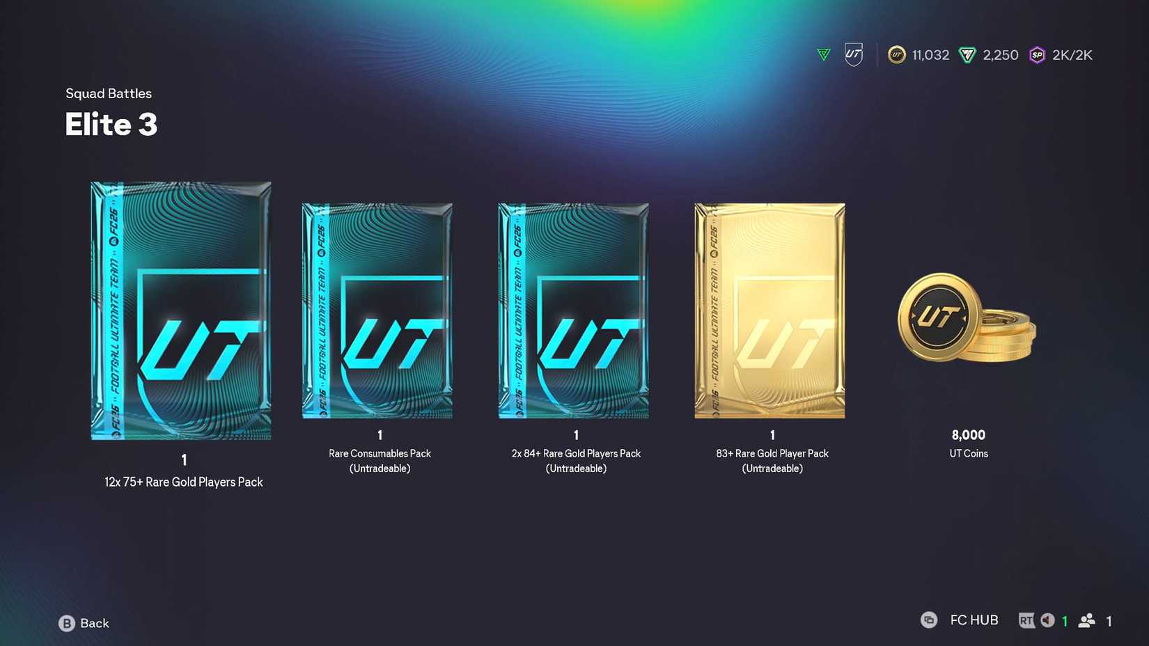 Squad Battles Rewards Coins in EA FC 26 Ultimate Team