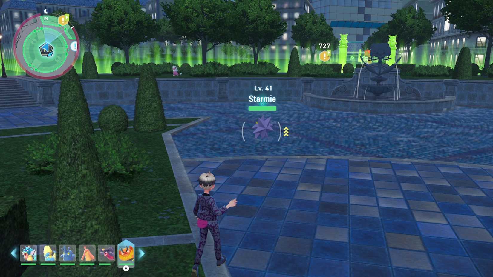 Starmie in wild zone 16 in pokemon legends za