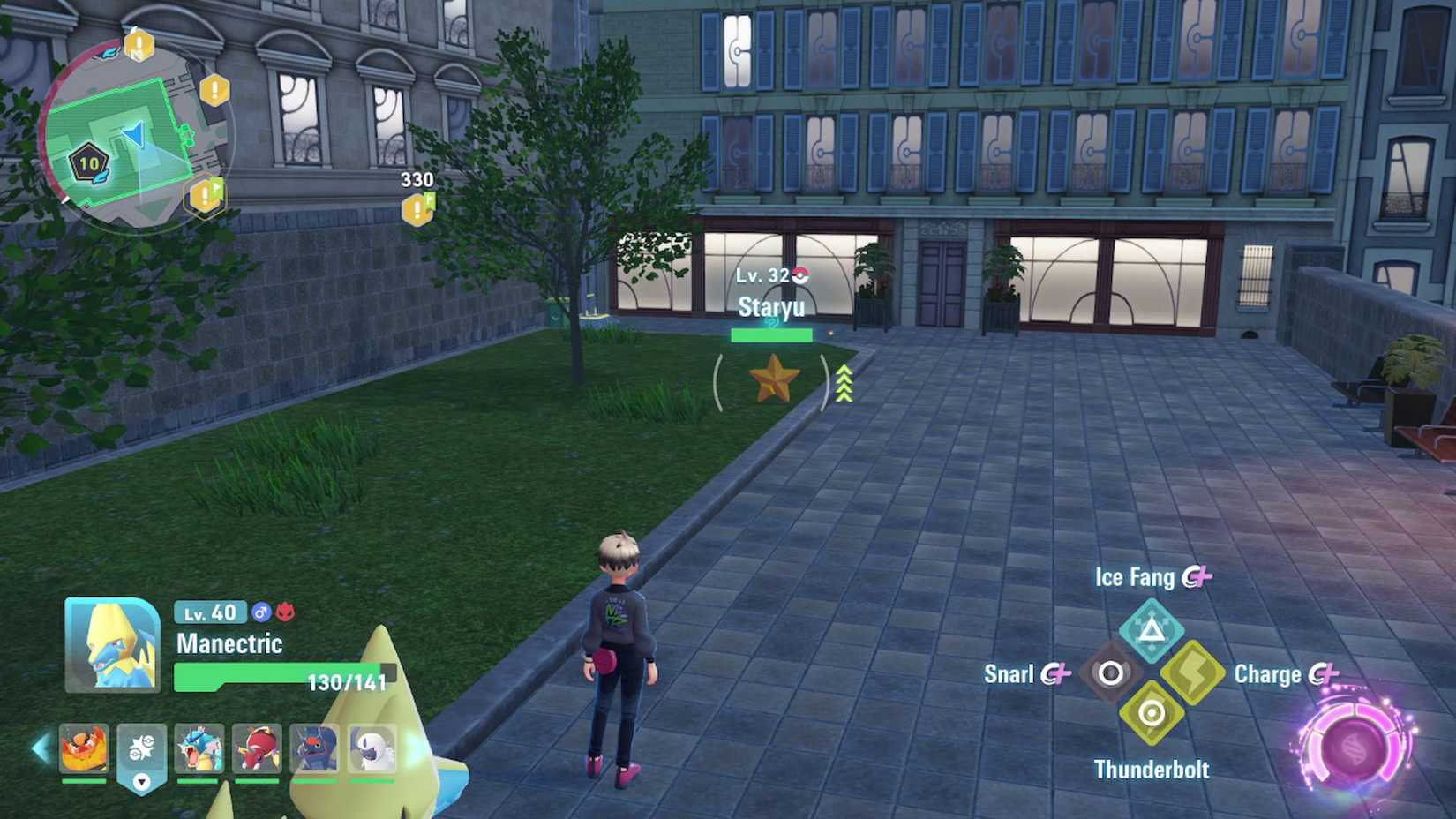staryu in wild zone 10 in pokemon legends za