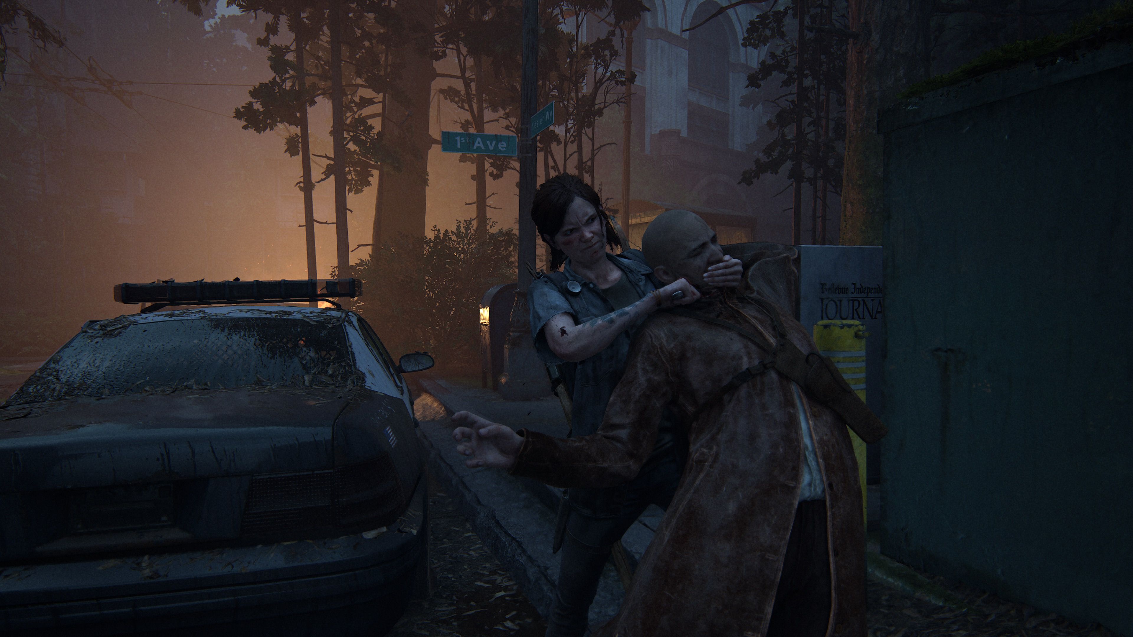 Stealth killing an enemy in The Last of Us Part 2