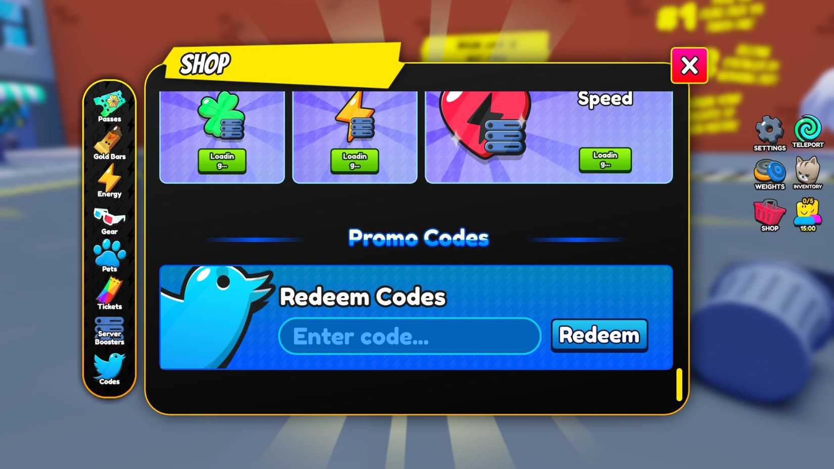 Roblox Strongman Ultra Codes