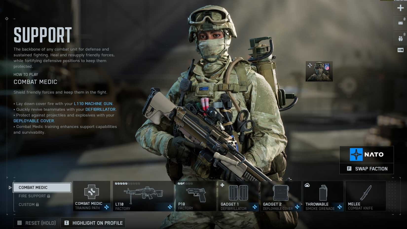 Support Class in Battlefield 6