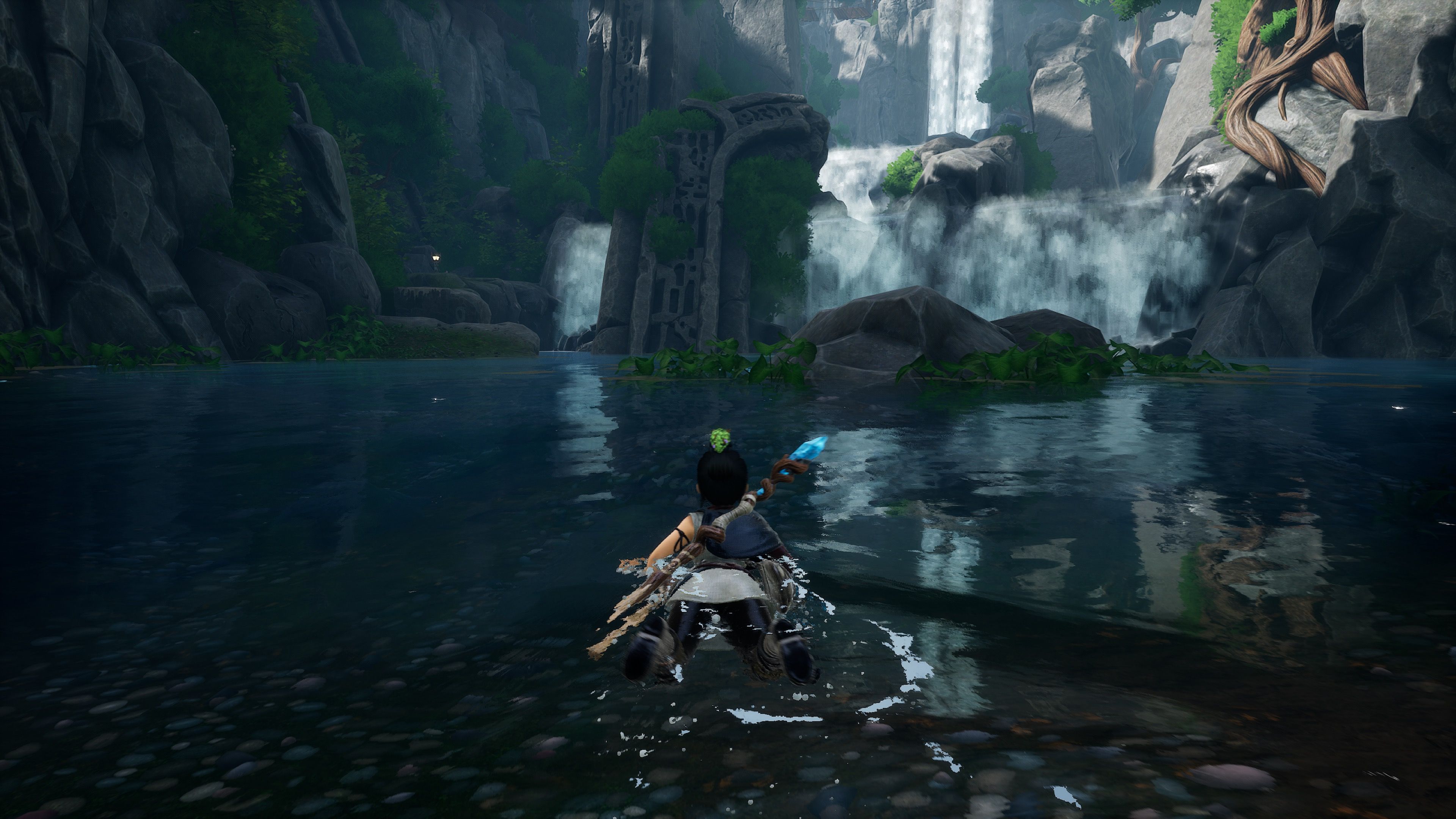 Swimming in Kena Bridge Of Spirits