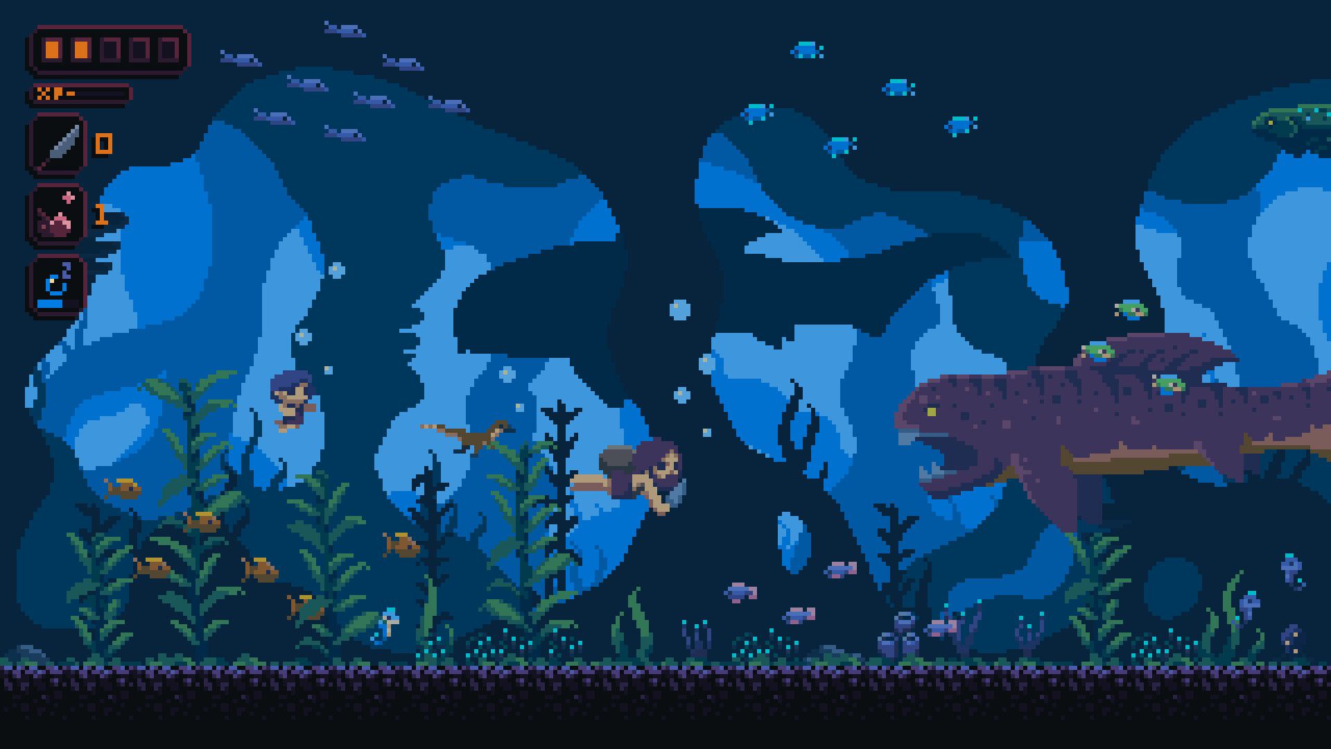 Swimming in Primal Planet