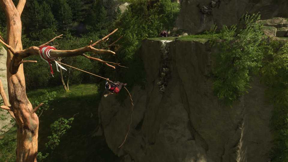 Swinging in Ghost of Yotei