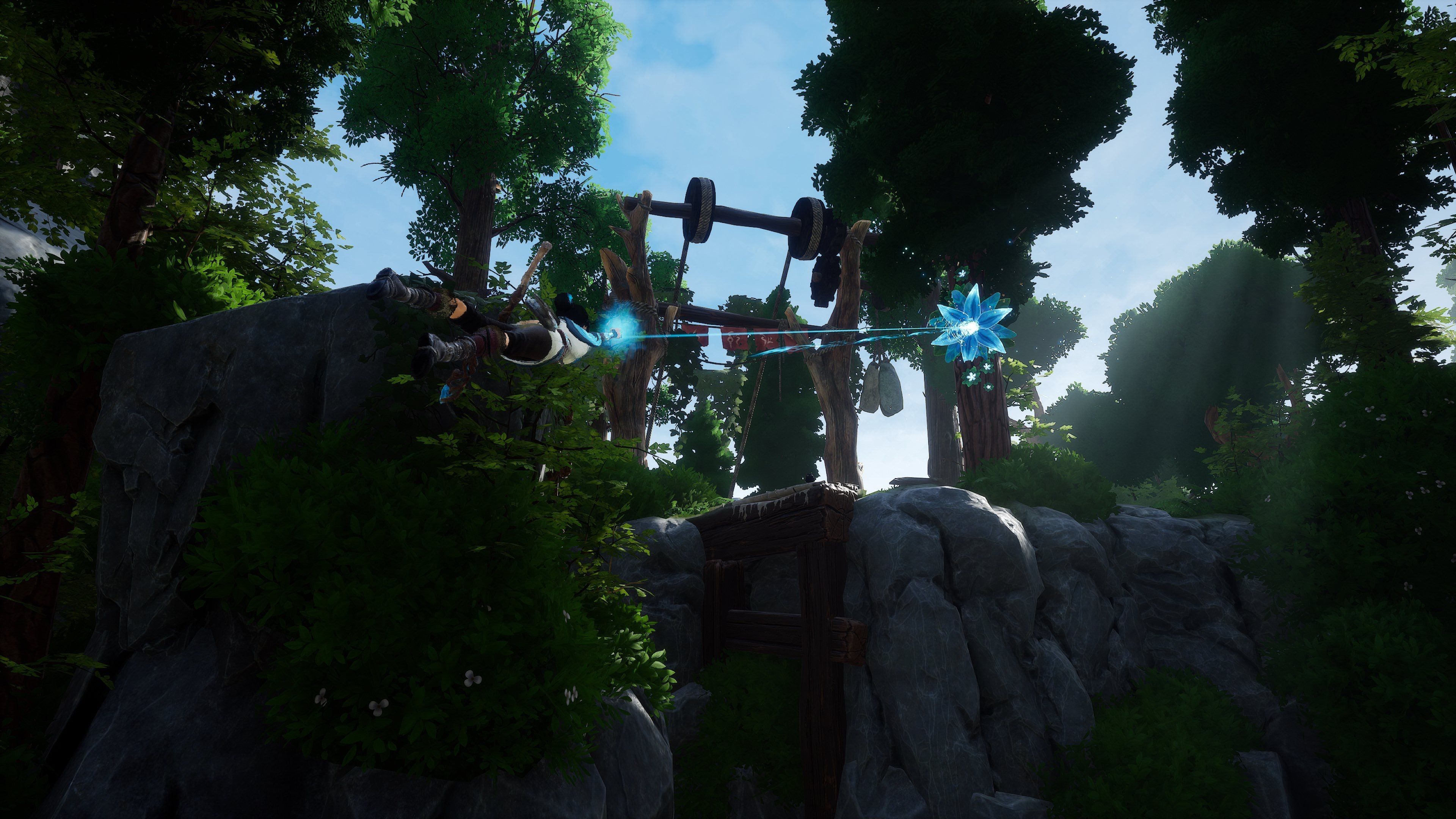 Swinging in Kena Bridge Of Spirits