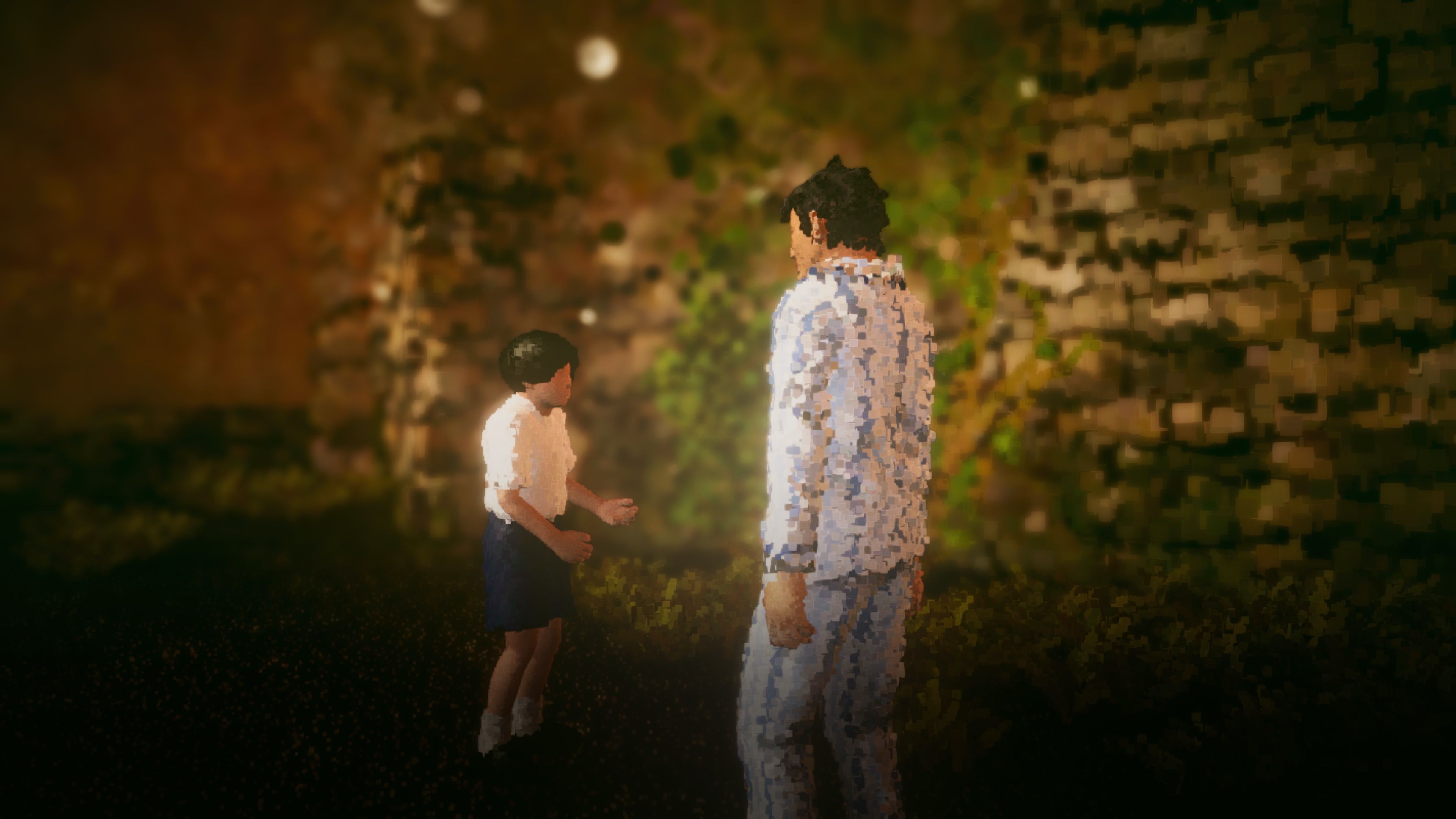 Talking to an NPC in Dreams Of Another