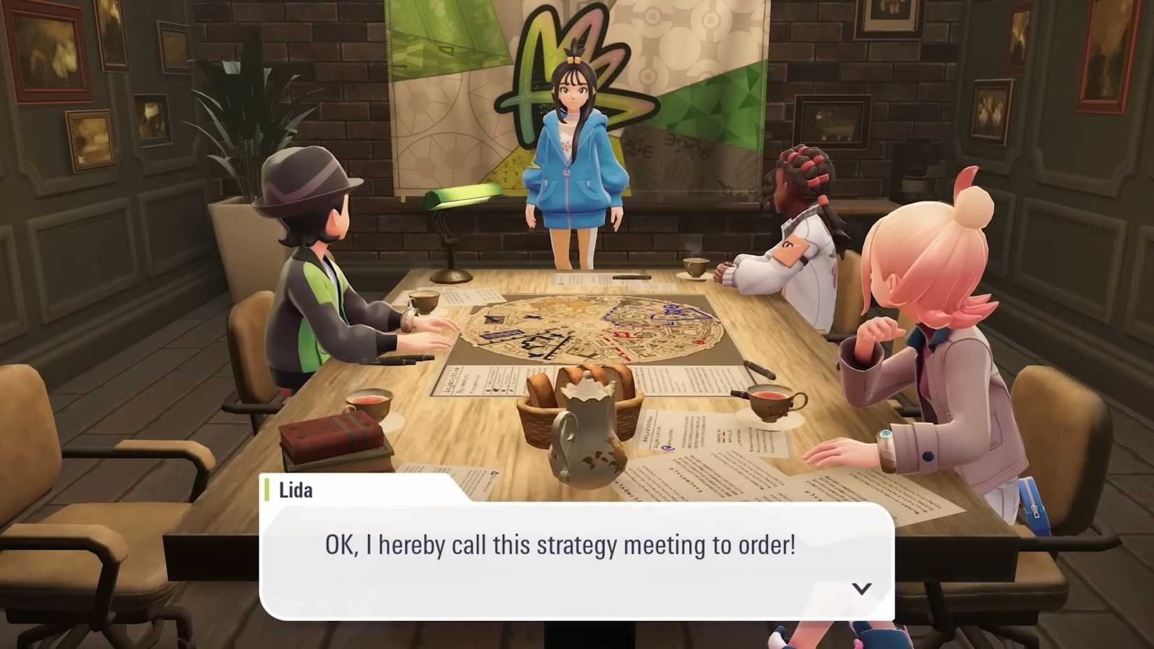 Team MZ holds a strategy meeting - Pokemon Legends ZA