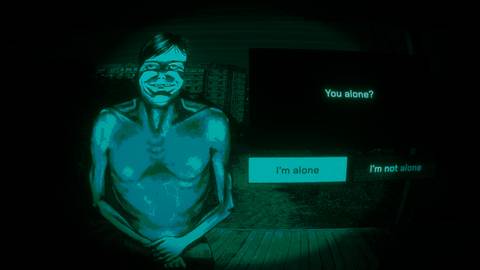 telling the pale visitor you are alone