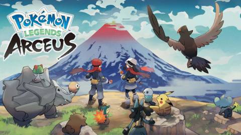 The game's official cover on the eShop - Pokemon Legends Arceus