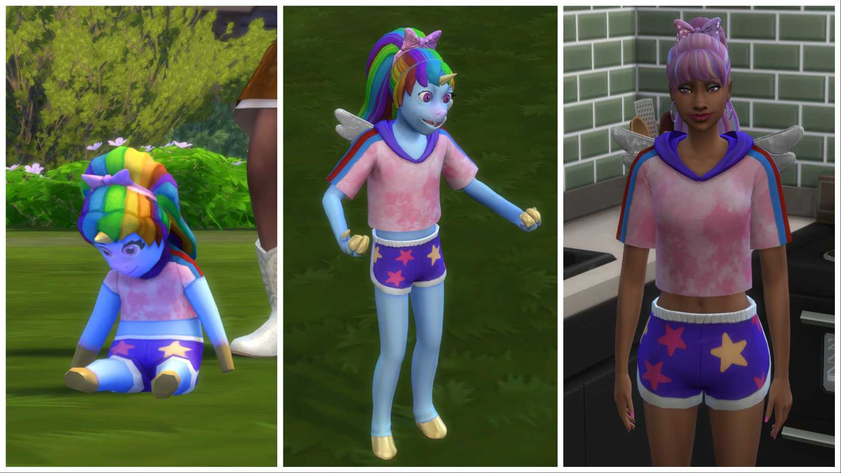 the sims 4 pretty pegacorn imaginary friend forms