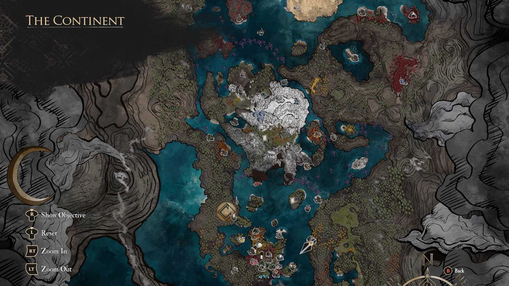 The world map in Clair Obscur Expedition 33