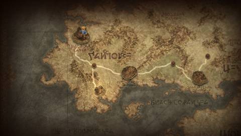 The world map in Final Fantasy Tactics The Ivalice Chronicles