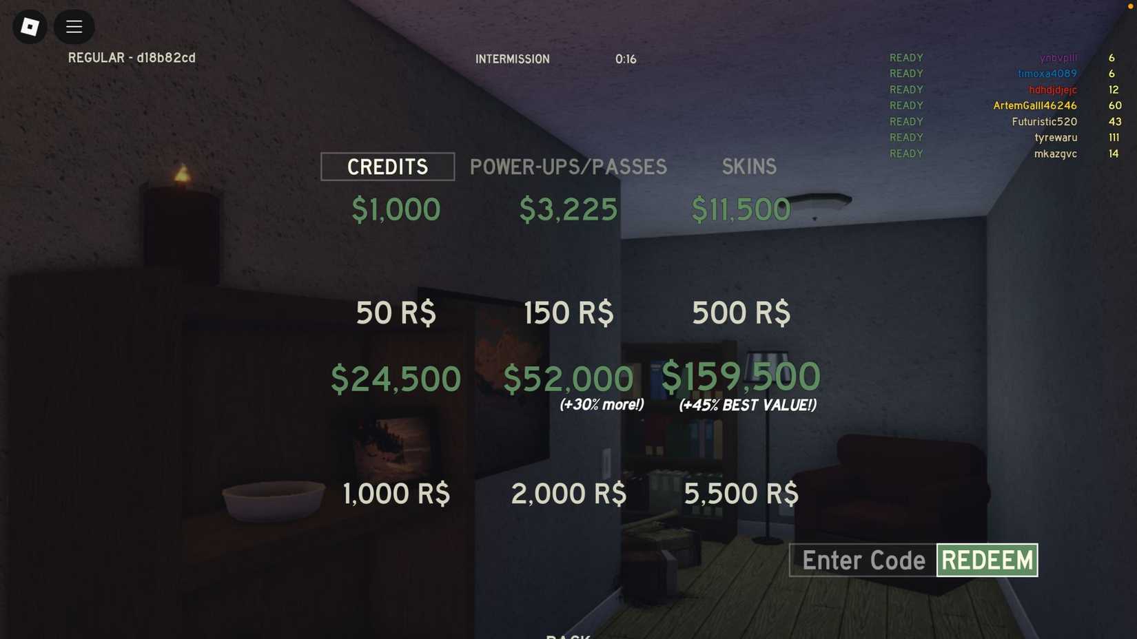 Those Who Remain the codes tab