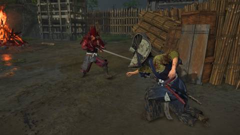 Throwing a sword in Ghost of Yotei