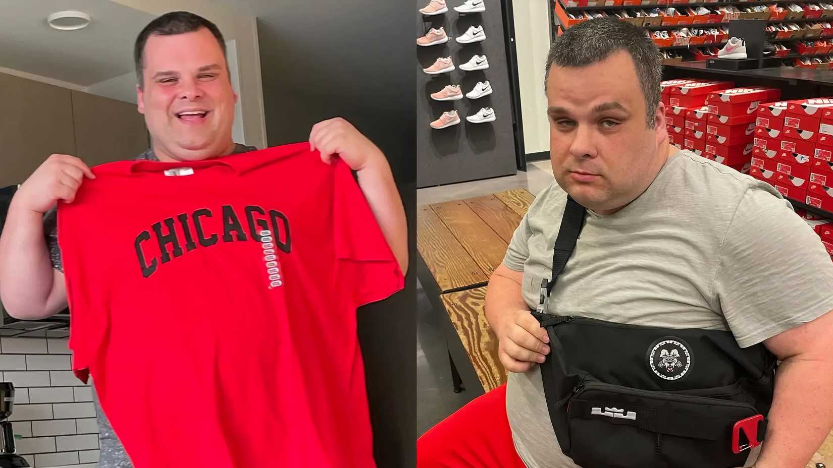 TikTok Steve Bridges side by side