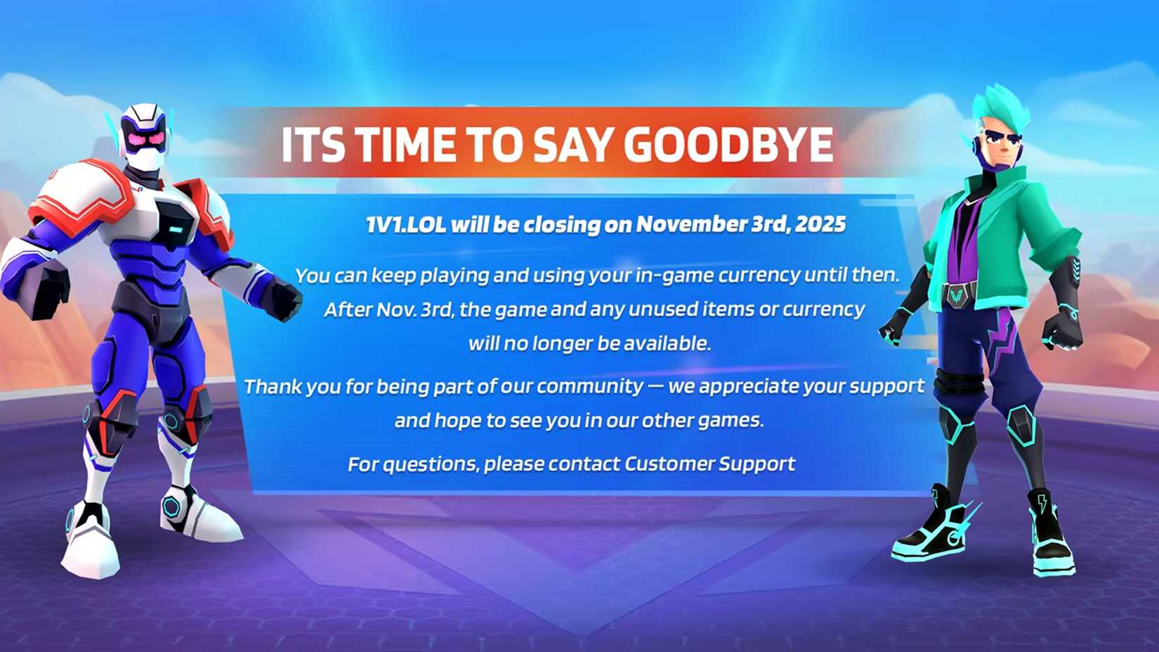 time to say goodbye 1v1 lol