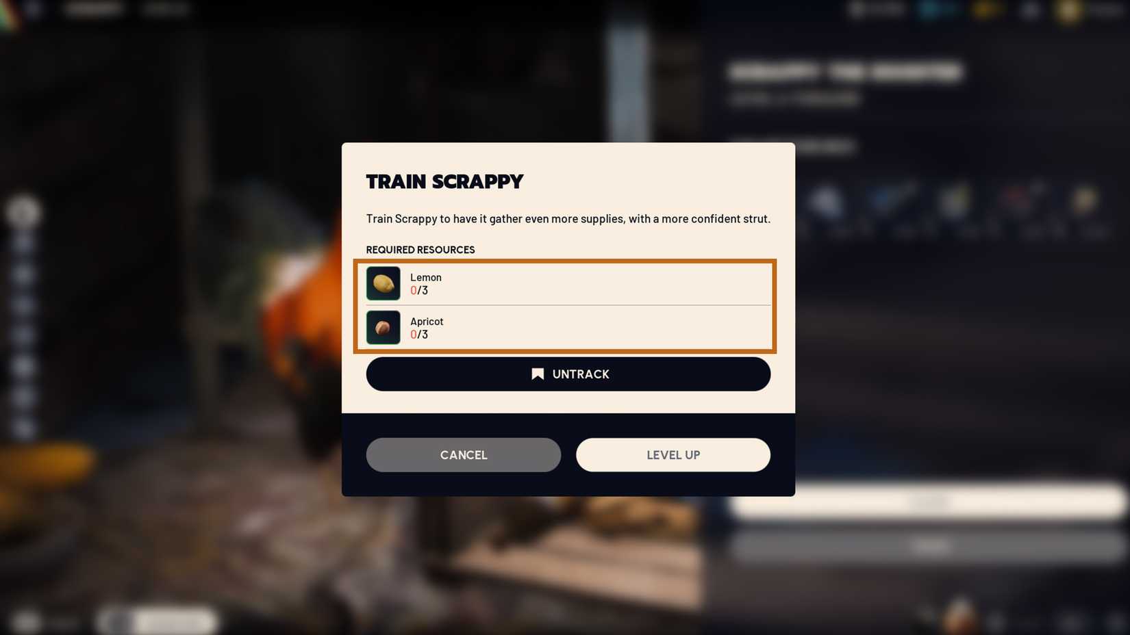 Training Scrappy requirements In ARC Raiders