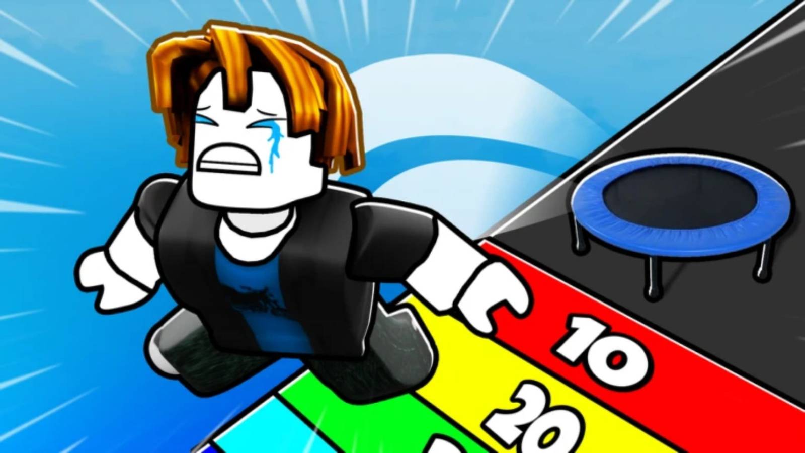 Trampoline Training character