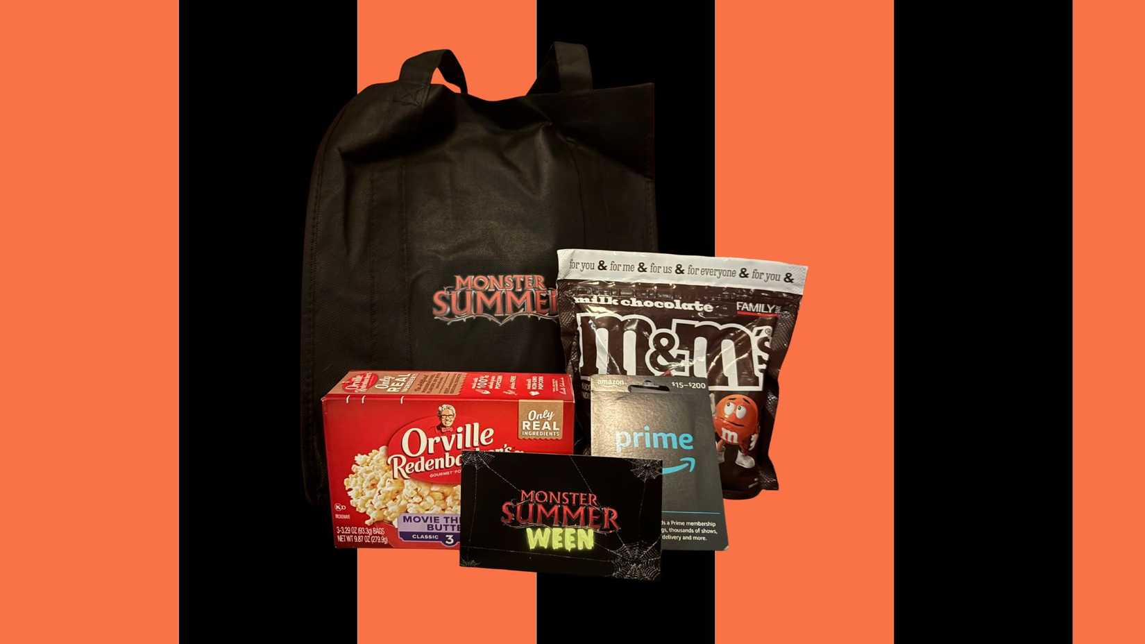 The prize pack for GR's Monster Summer giveaway