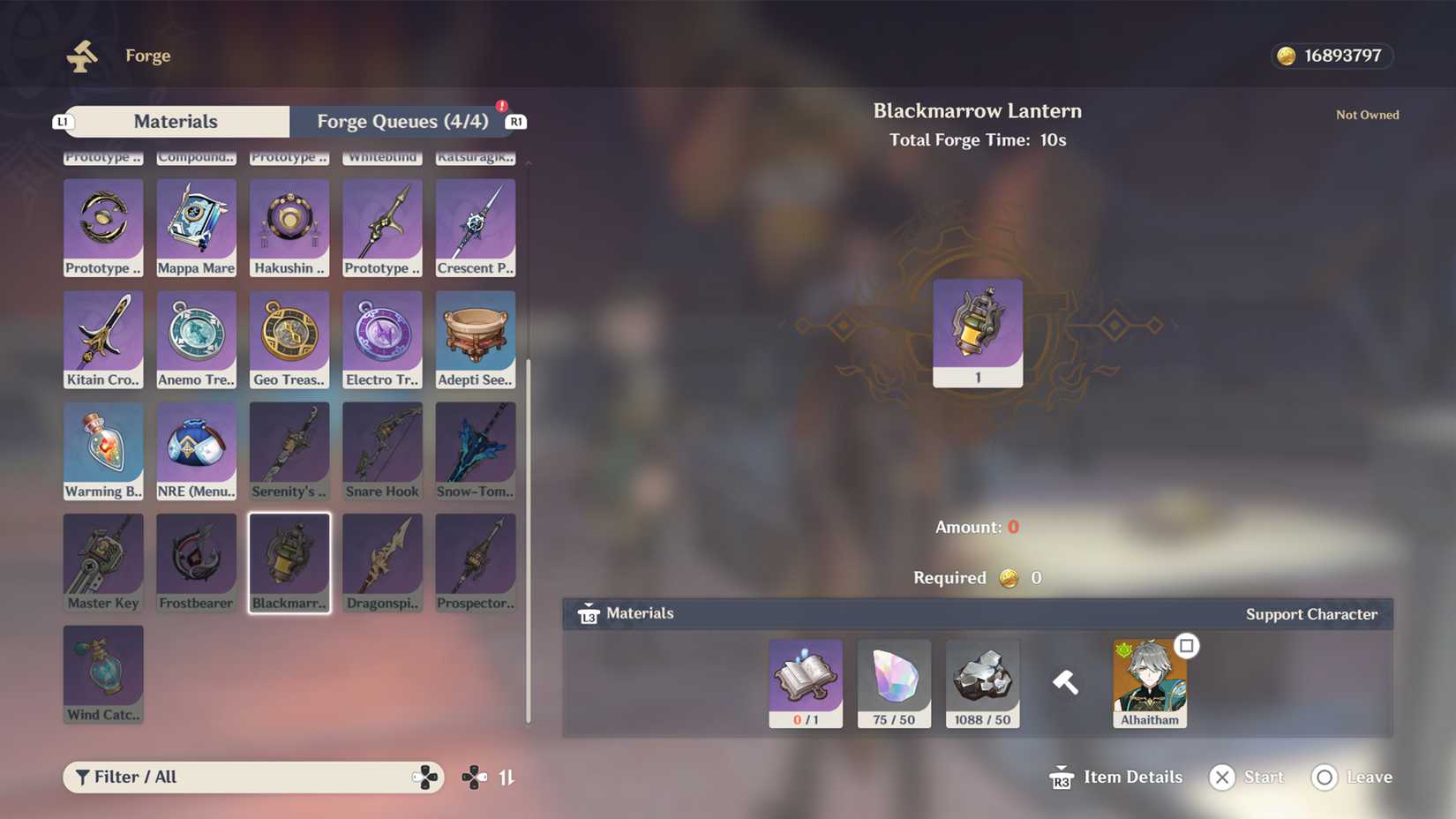 use Rainbowdrop Crystal to craft weapons in genshin impact