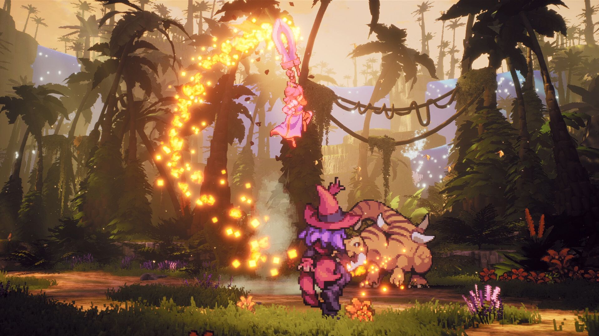 Using magic in battle in Threads of Time