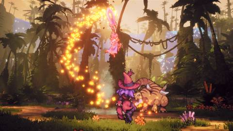 Using magic in battle in Threads of Time