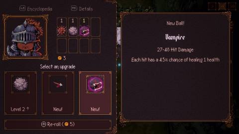 Vampire ball in Ball X Pit