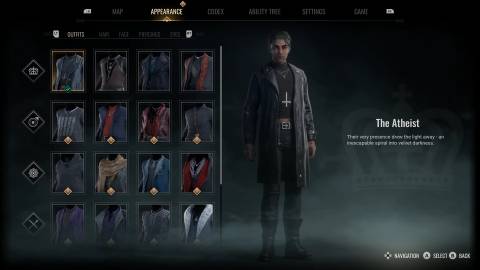 VTMB2 Lasombra Atheist Outfit