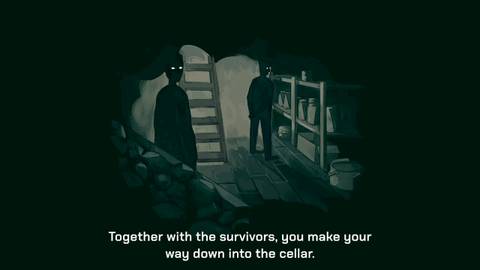 visitors in the No, I'm Not Alone ending