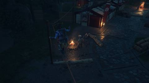 Walking on a rope in Ghost of Yotei