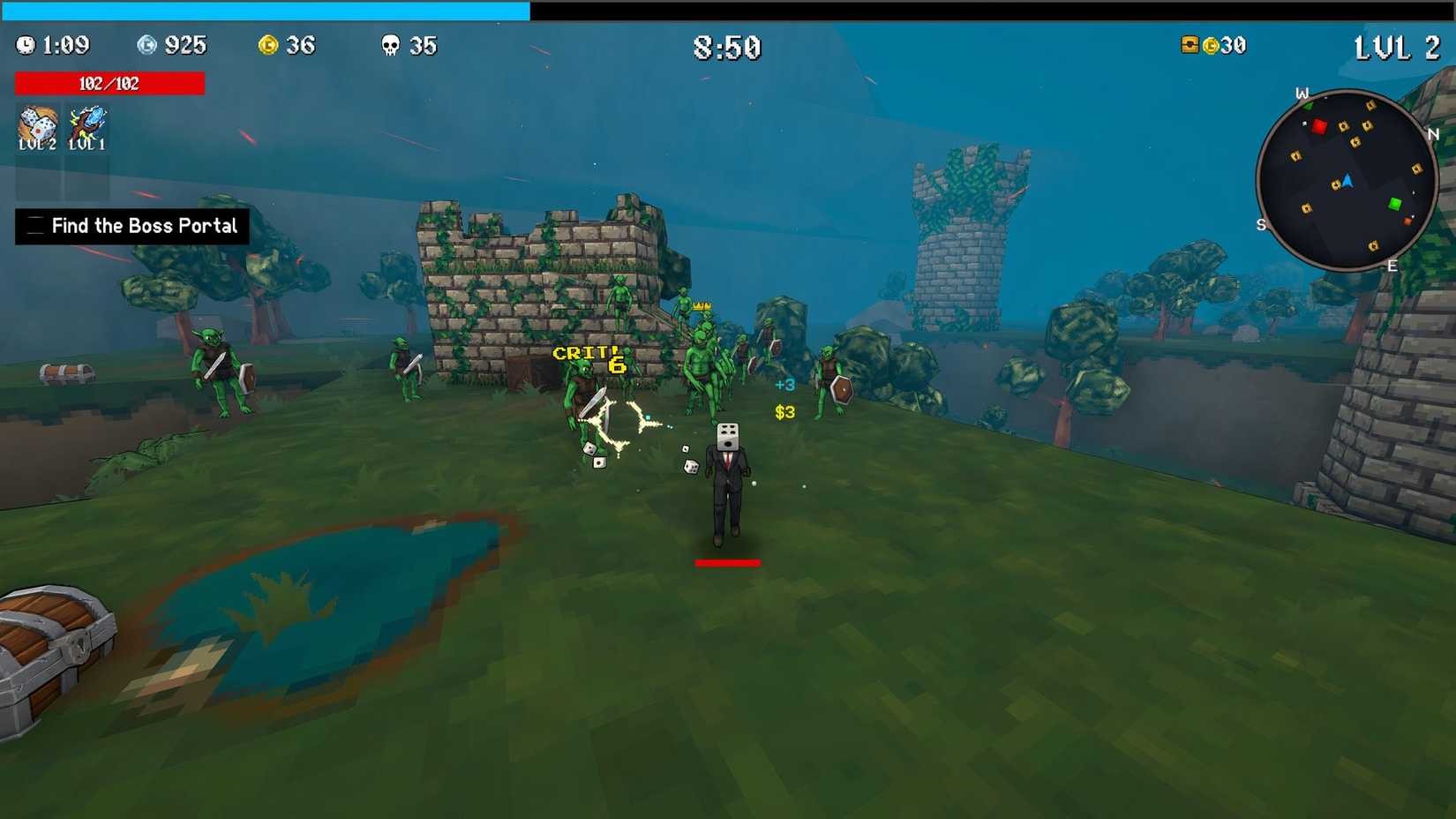 Weapons for Dicehead in Megabonk 