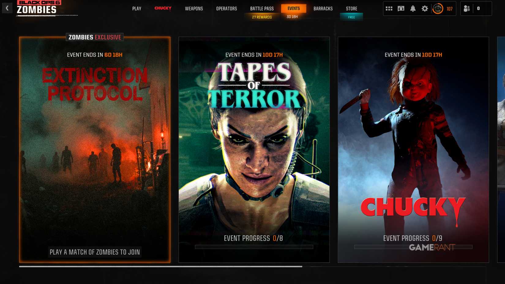 When does the Extinction Protocol Event End in Black Ops 6 Zombies