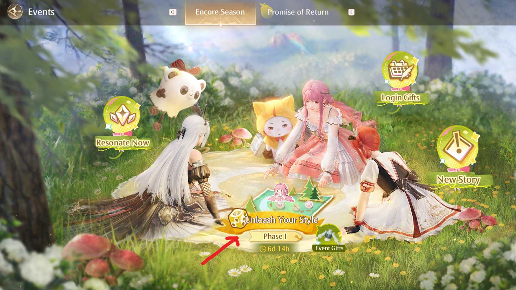 where to find where are the gifties 1.11 challenge in infinity nikki