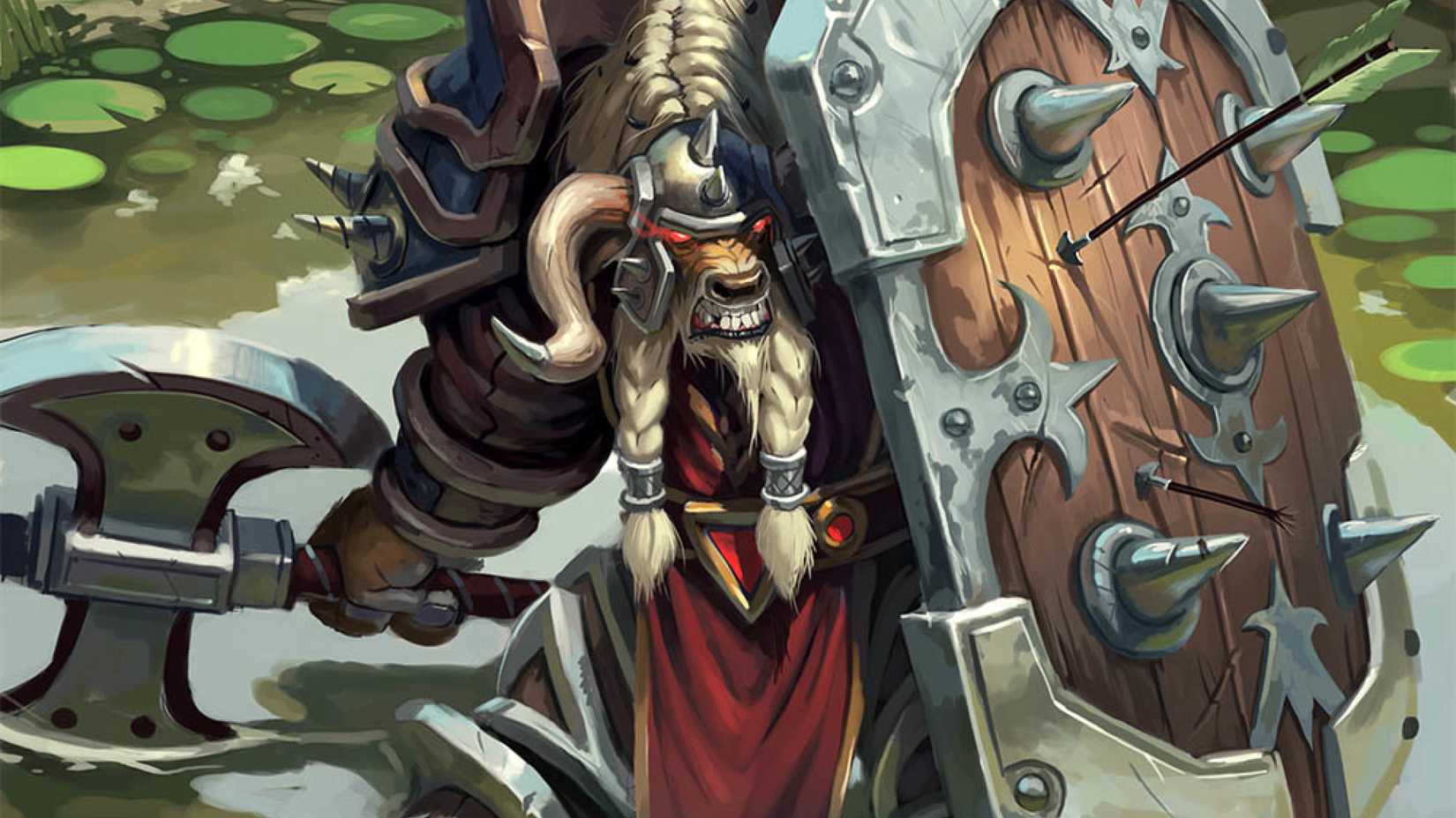 world of warcraft bloodhoof brave tank hearthstone tauren warrior