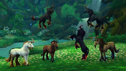 world of warcraft legion remix rewards unicorn mounts sunrunner courser nightmare