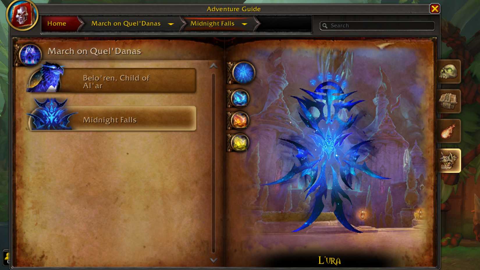 world of warcraft midnight alpha raid boss march on quel'danas lura