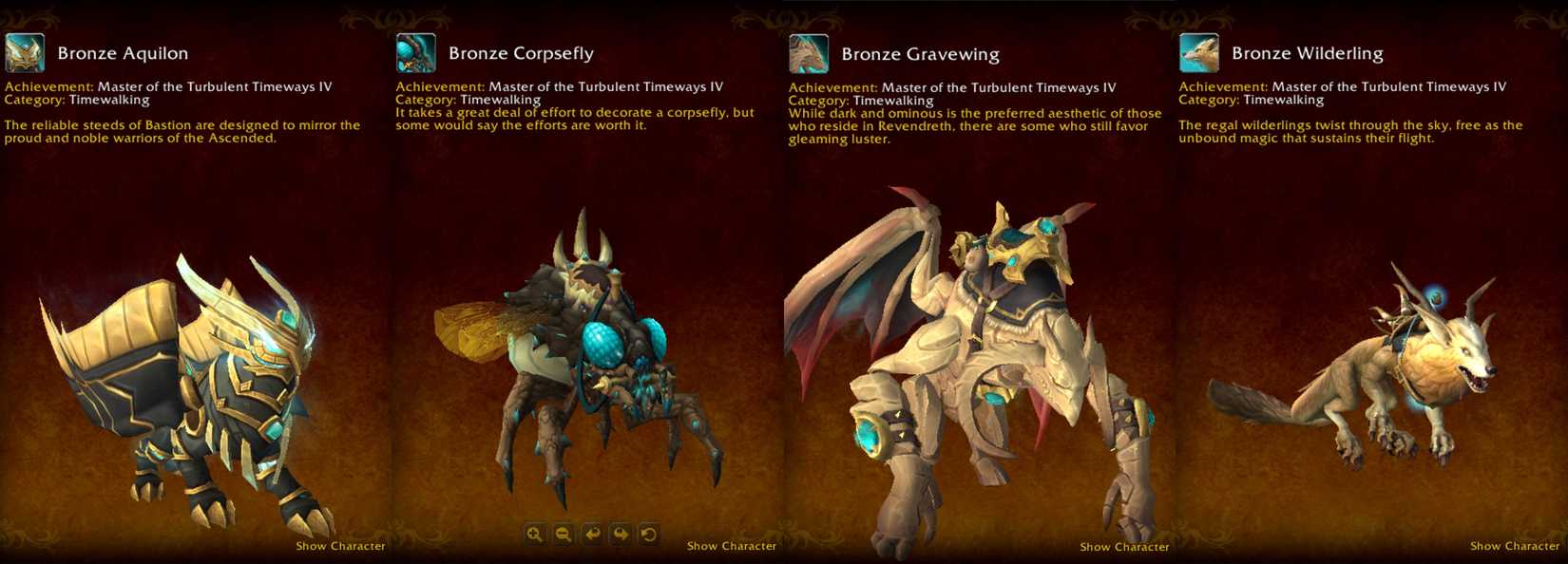 world of warcraft patch 11.2.7 turbulent timeways achievement rewards aquilon corpsefly gravewing wilderling