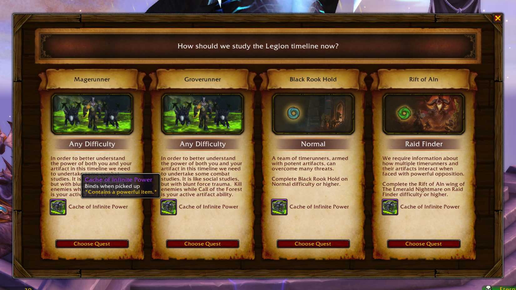 Wow legion remix best leveling methods endless research tasks