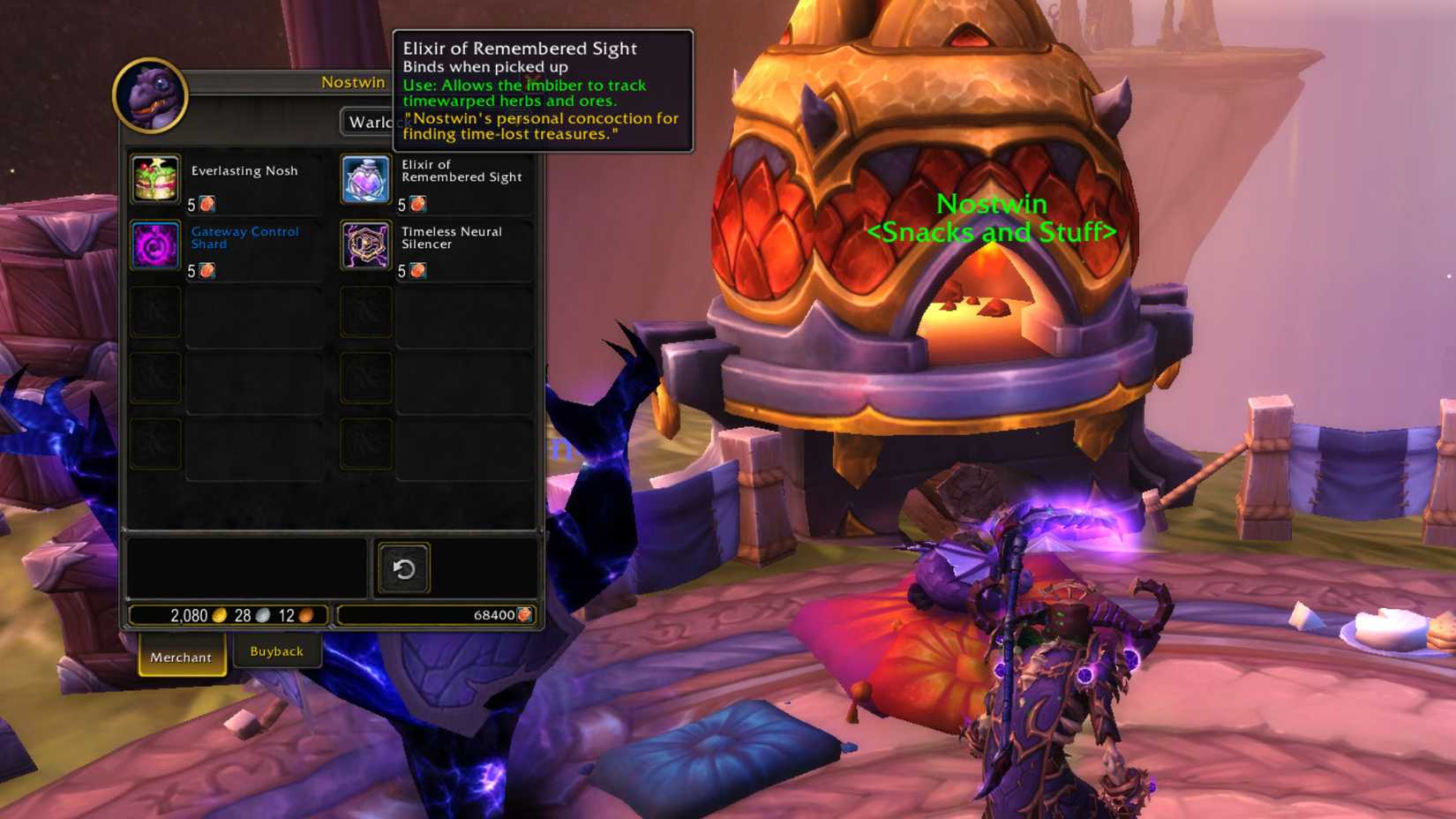 WoW Legion Remix Best Rewards Buy First Ensemble Elixir of Remembered Sight